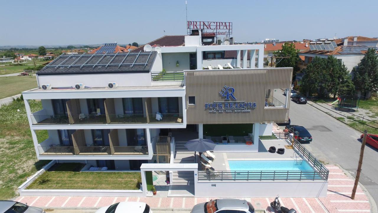 Aparthotel Four Reasons Paralía Esterno foto